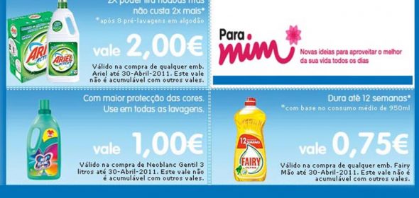 Vales de Desconto Para Mim