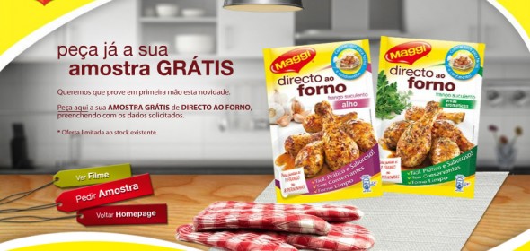 Amostra Grátis Directo ao Forno da Maggi
