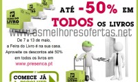 Descontos até 50% em todos os livros na Editorial Presença