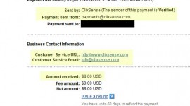Mais um pagamento Clixsense