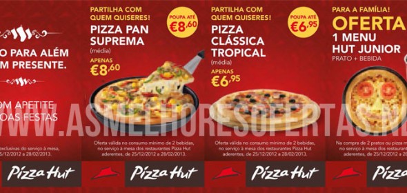 Vales de Desconto Pizza Hut 2013
