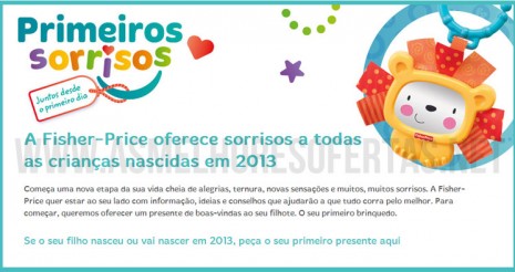 Brinquedo Fisher-Price Grátis