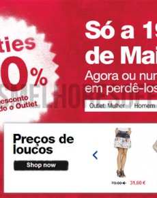 Descontos de 60% na Desigual