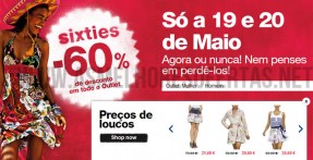 Descontos de 60% na Desigual