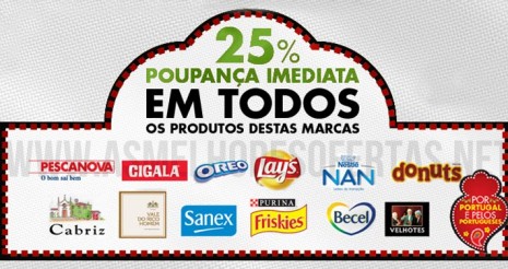 Promo 25% de Desconto Pingo Doce