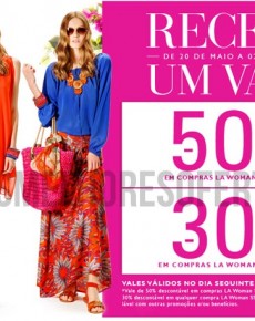Vales de Desconto Lanidor 30% e 50%