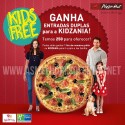 Pizza Hut, ofertas, menu infantil grátis, passatempo, bilhetes Kidzania, prémios