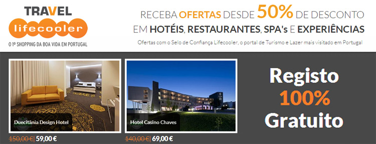 Descontos em Hotéis e Restaurantes Lifecooler