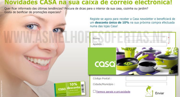 Vale de Desconto Lojas Casa