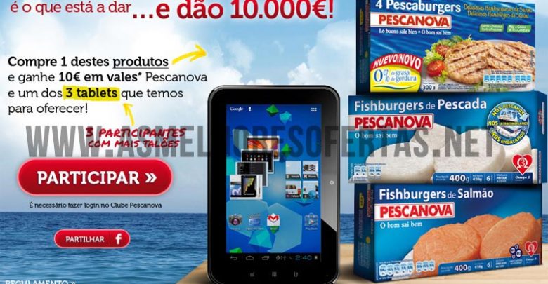 10 Euros em Vales de Desconto Pescanova