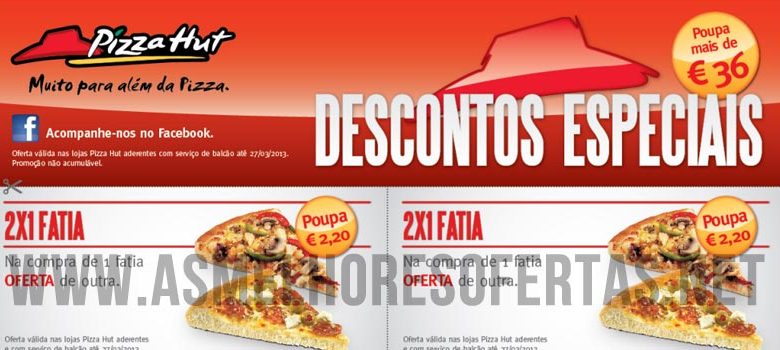 36 Euros de Descontos Pizza Hut 2013
