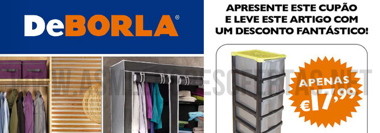 Cupão de Desconto DeBorla Arrumação