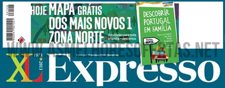 Mapas de Portugal com Descontos Grátis no Expresso