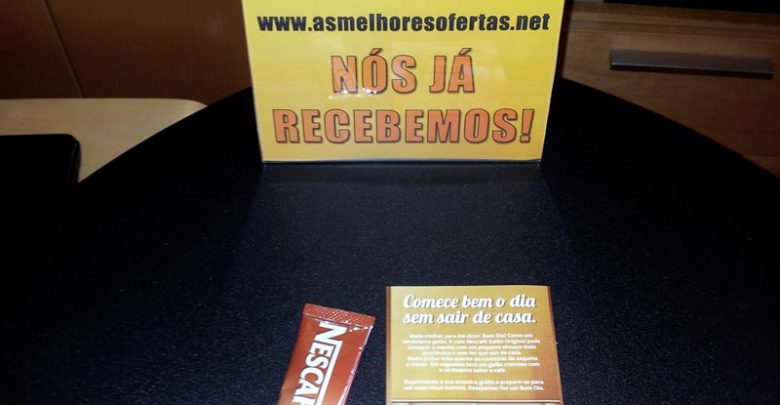 Nova Amostra de Nescafé Galão