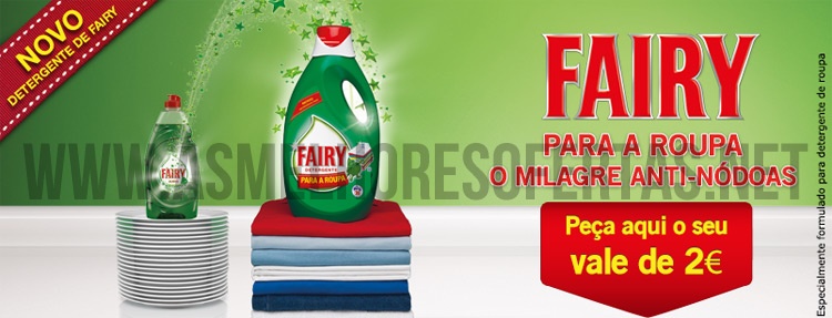 Vales de Desconto Fairy Roupa