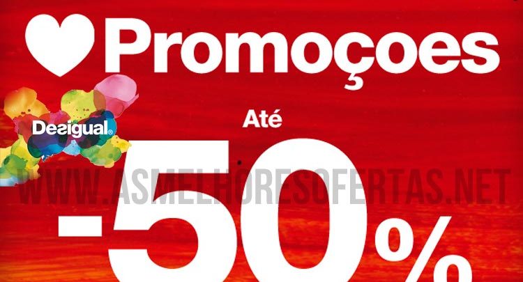 Promoções 50% de Desconto Desigual