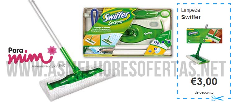 Vale de Desconto 3 Euros Swiffer