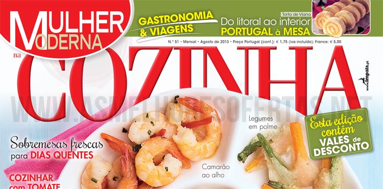Revista Mulher Moderna na Cozinha Agosto 2013