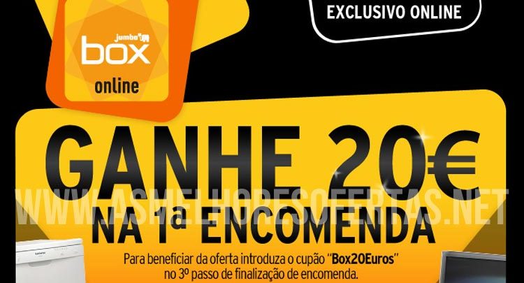 20 Euros de Desconto na Box Online do Jumbo