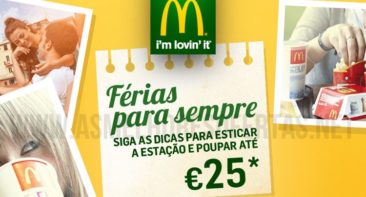 Cupões de Desconto McDonalds Setembro de 2013