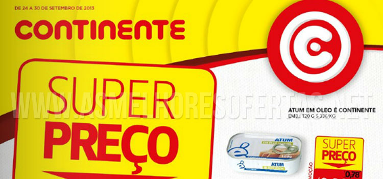 Super Preço Continente - 24 a 30 de Setembro 2013