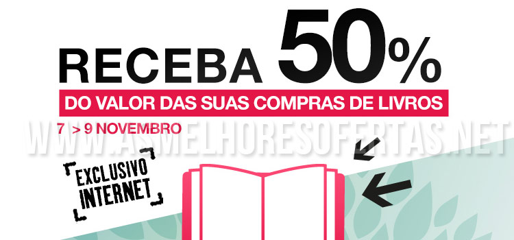 Reembolso de 50% na Compra de Livros na FNAC