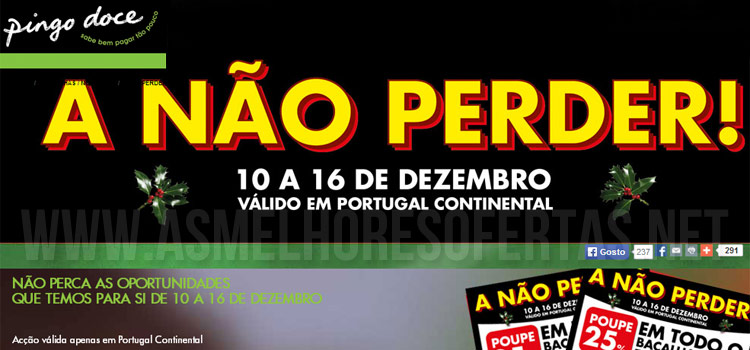 Folheto Pingo Doce 10 a 16 Dezembro 2013