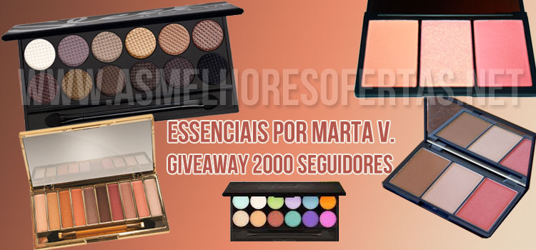 Giveaway 2000 Seguidores Essenciais por Marta V.