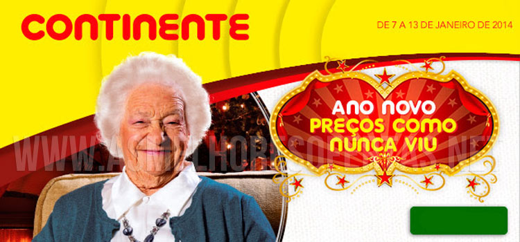Folheto Continente 7 a 13 Janeiro 2014
