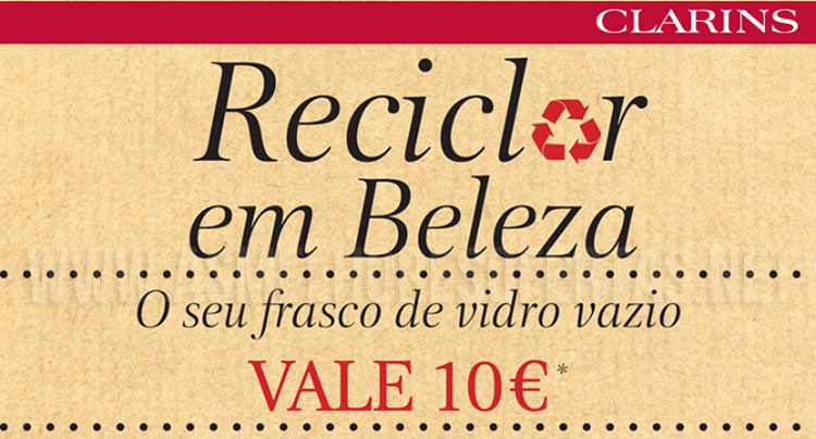 Vale de Desconto 10 Euros Clarins