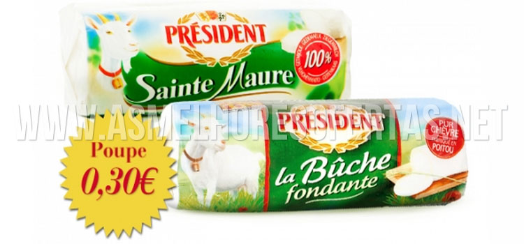 Vale de Desconto Queijo de Cabra Président