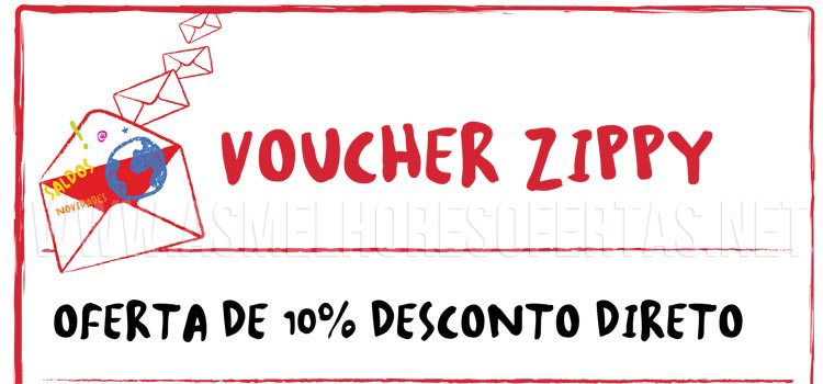 Vale de Desconto de 10% Zippy