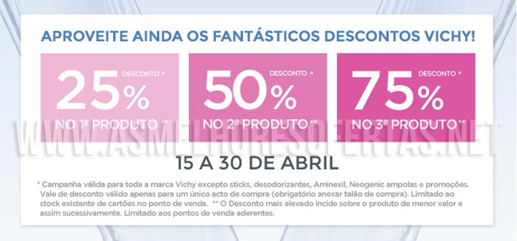 Descontos Vichy Abril 2014