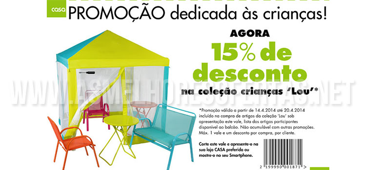 Vale de Desconto Lojas Casa Crianças