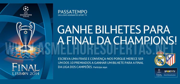 Ganhe Bilhetes para a Final da Champions League