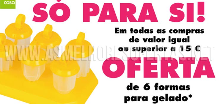 Oferta Formas para Gelados Lojas Casa