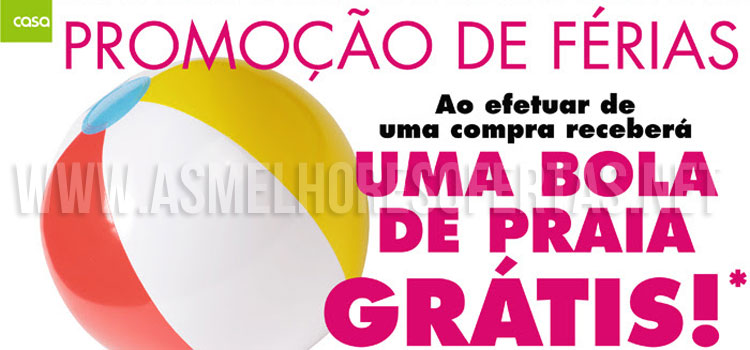 Bola de Praia Grátis Lojas Casa