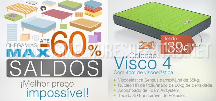 Saldos Maxcolchon Verão 2014