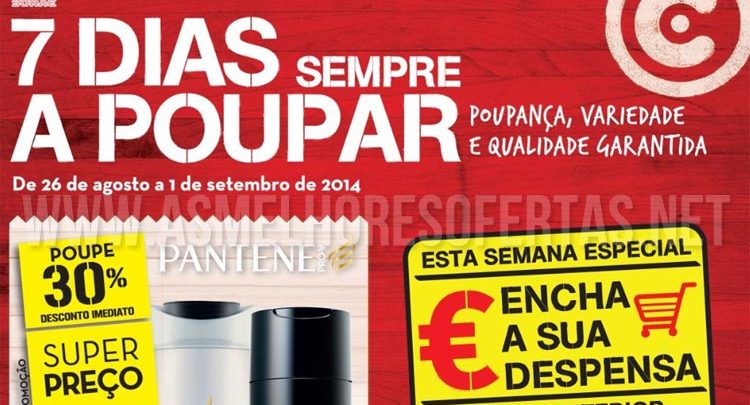 Folheto Continente de 26 de Agosto a 1 de Setembro de 2014