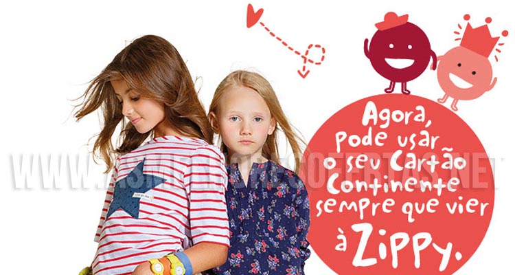 Cartão Continente nas Lojas Zippy