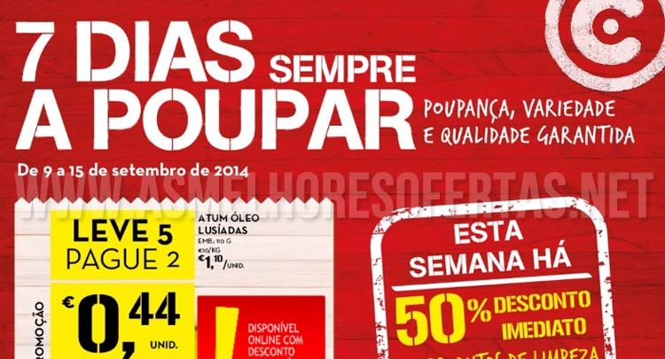 Folheto Continente de 9 a 15 de Setembro de 2014