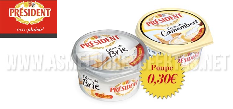 Vale de Desconto President Brie e Camembert
