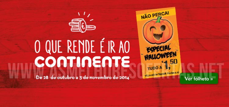 Folheto Continente até 3 de Novembro de 2014