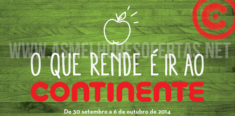 Folheto Continente até 6 de Outubro de 2014