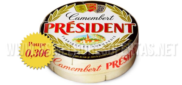 Cupão de Desconto Président Camembert