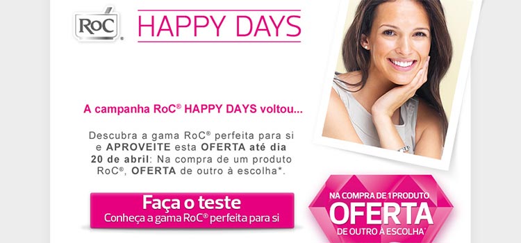 Descontos Happy Days RoC