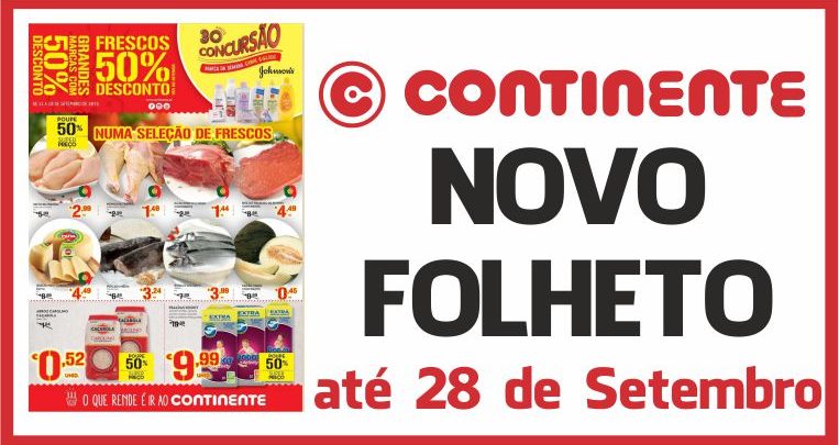 Folheto Continente até 28-09-2015