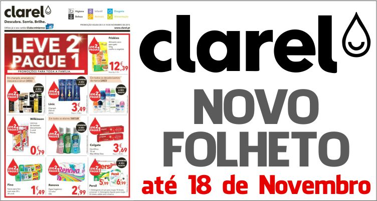 Folheto Clarel até 18-11-2015