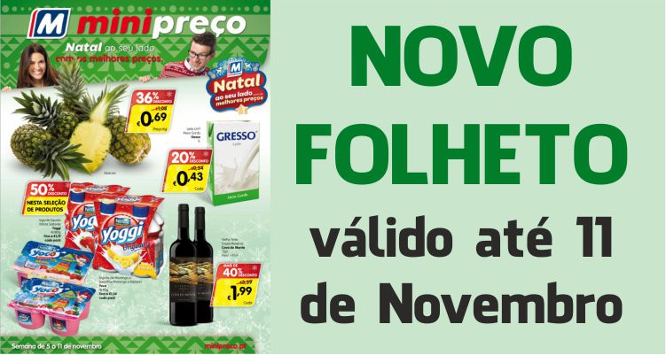 Folheto Minipreço até 11-11-2015