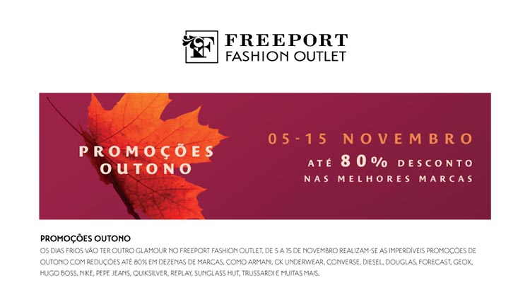 Freeport Promoção de Outono